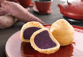 紫薯餡中秋月餅