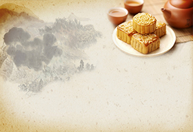 古典中秋月餅背景圖片
