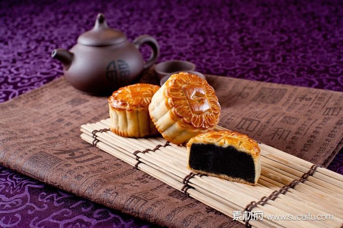 古典传统美食月饼高清图片
