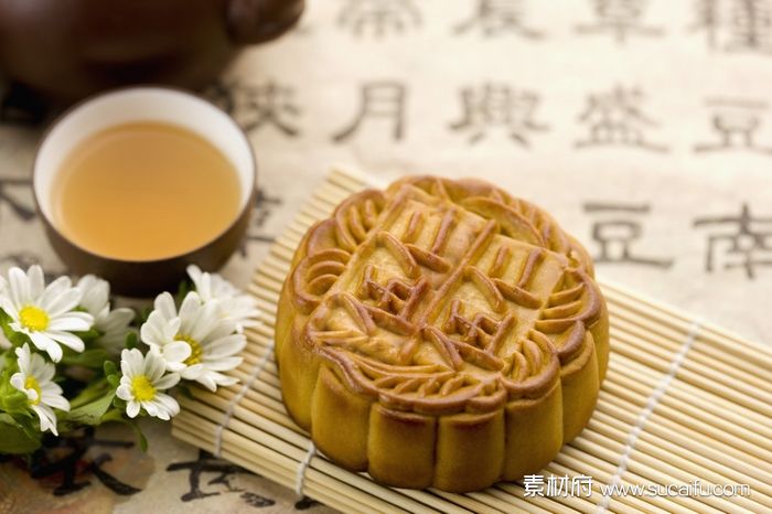 五仁月饼高清图片