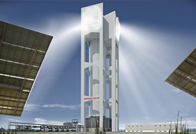 塔式太阳能光热电站