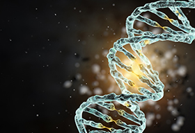 DNA基因螺旋结构高清图