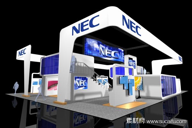 NEC展厅设计效果图
