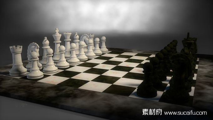 国际象棋如战场对峙