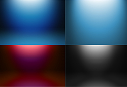 各種顏色形狀的燈光效果分層素材