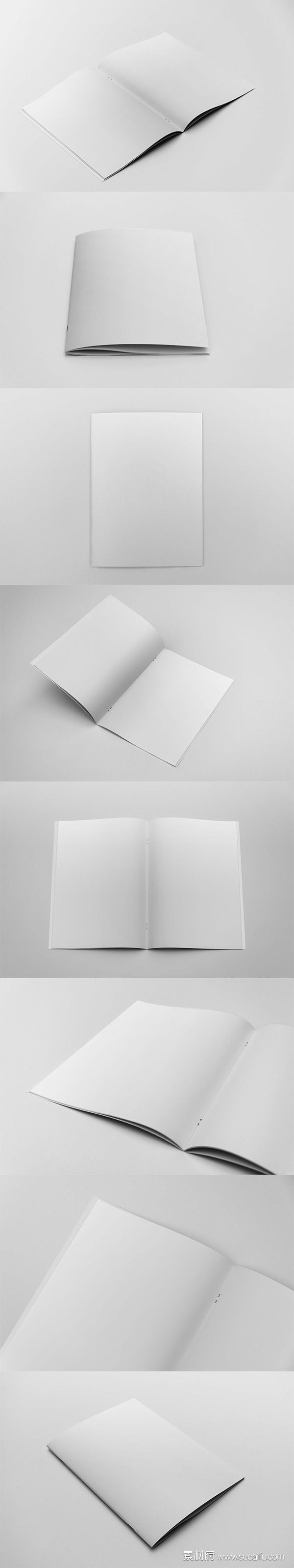 一套空白画册展示模板