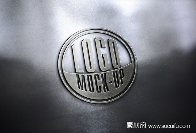 金属立体logo贴图模板